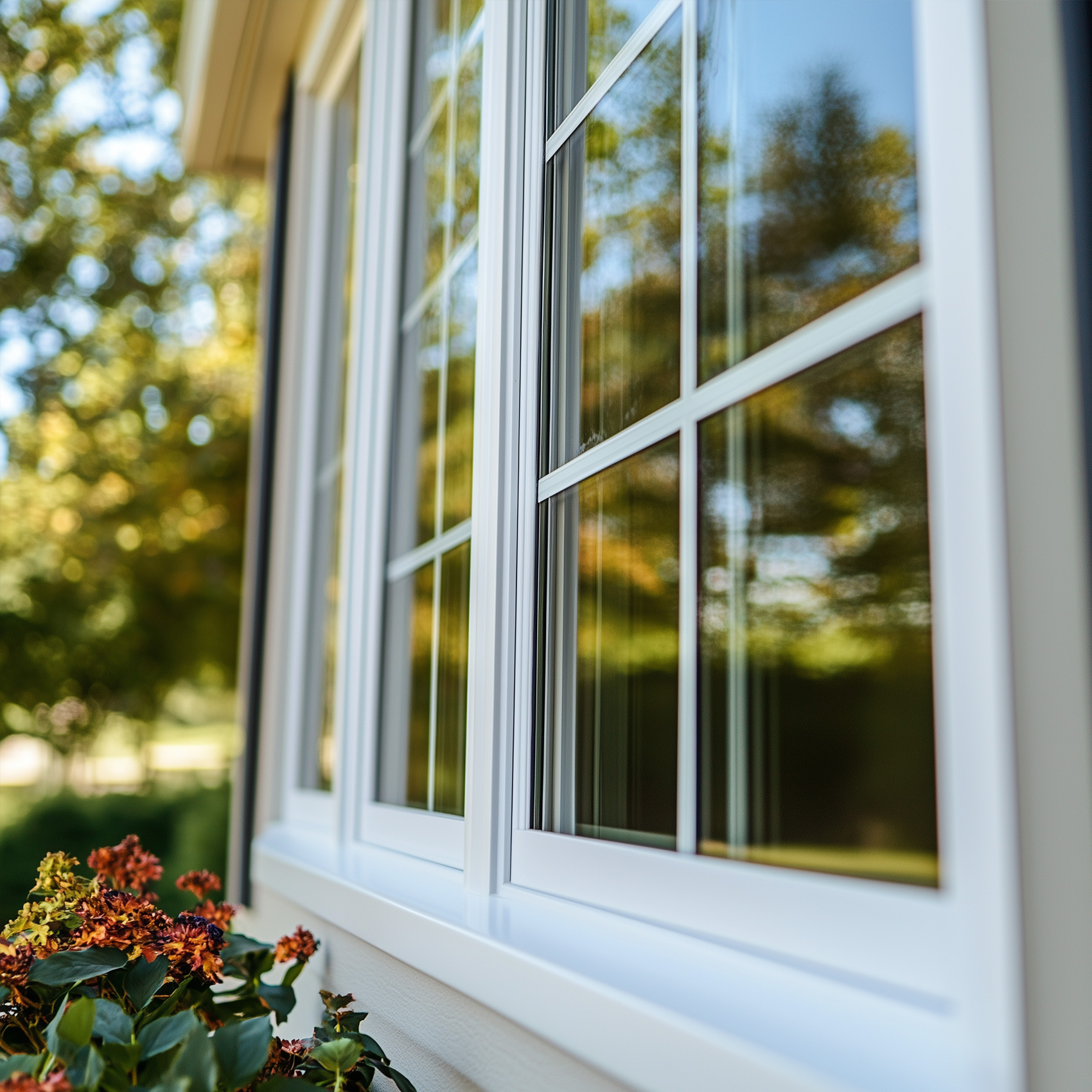 Energy-efficient replacement windows in Philadelphia, Pennsylvania.